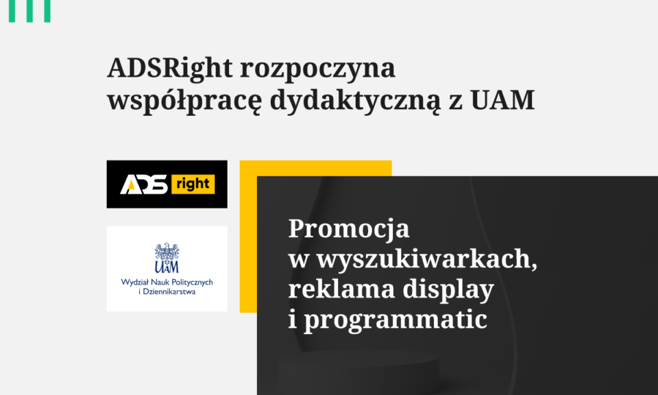 ADSRight rozpoczyna współpracę dydaktyczną z UAM