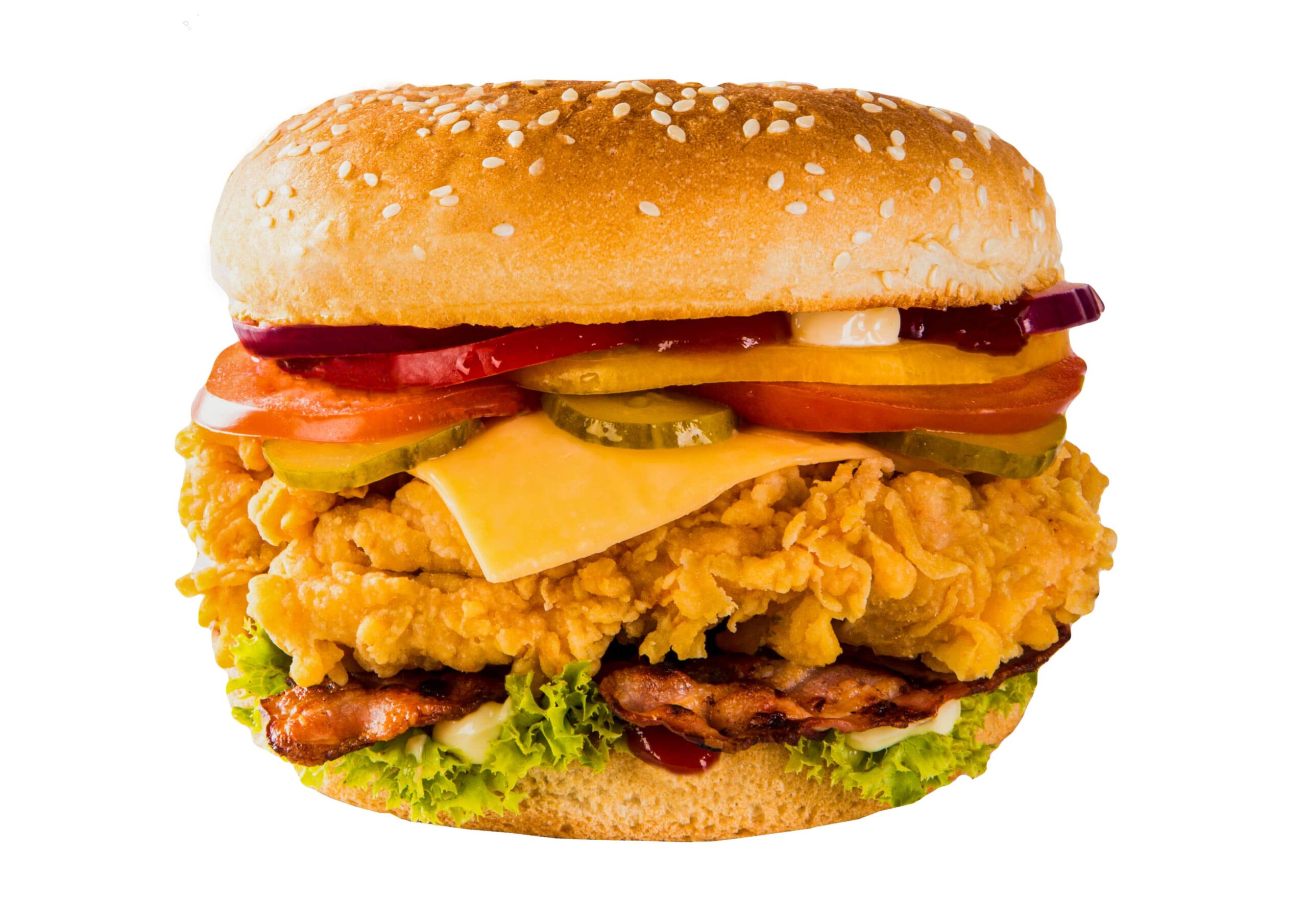 kurczak burger w panierce 