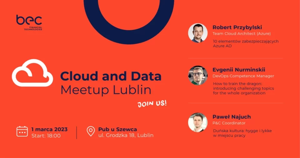 Cloud and Data Meetup Lublin
