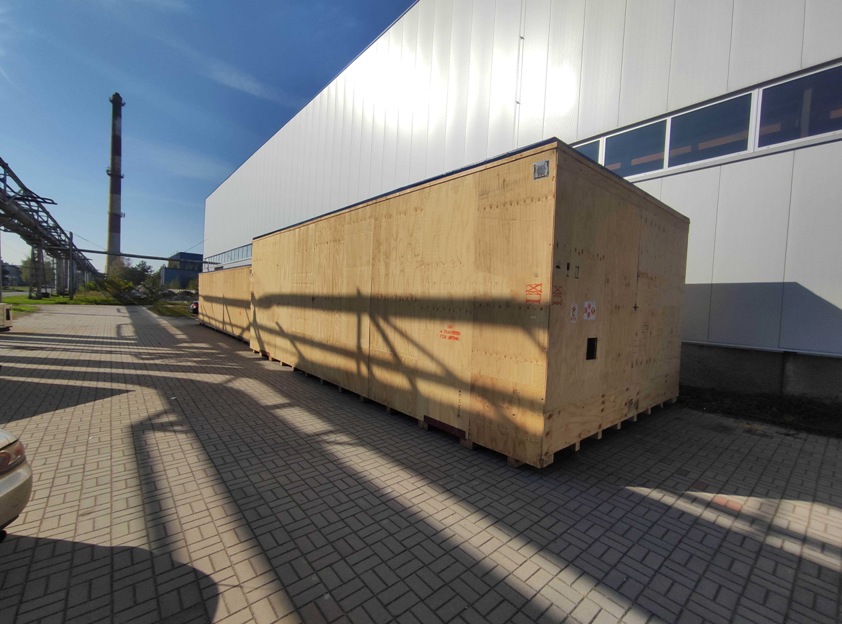 pakowanie w skrzynię drewnianą